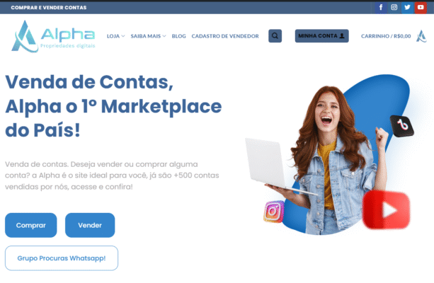Alpha Accounts - Comprar e vender contas