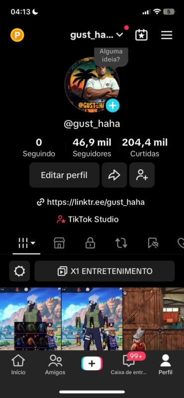 Conta Tiktok K De Seguidores Monetizada Nicho Gamer Alpha