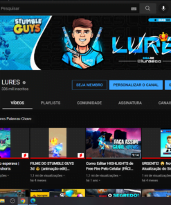 Canal 330K Monetizado | 100% orgânico | Rendendo Bem | Games