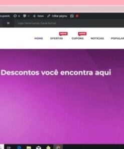 Site de cupons e loja virtual - ecomerce