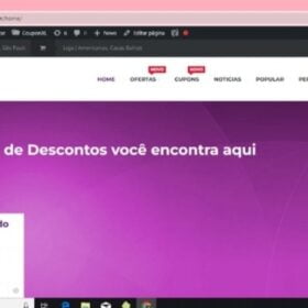 Site de cupons e loja virtual - ecomerce