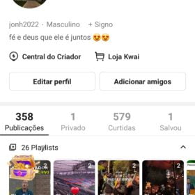 Conta kwai vários vídeos 1k