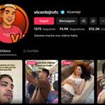 Conta TikTok Verificada e com 74.9K Seguidores 512.2K Curtidas - Humor