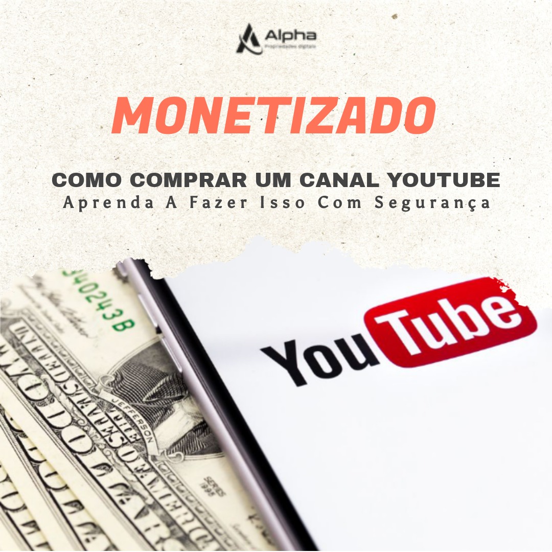 Como Comprar Canal Monetizado Youtube Alpha 3207