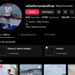 Conta do tik tok 67.9K Seguidores 454.9K Curtidas(Não monetizada)