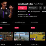 Conta  tiktok com 165.2K Seguidores 583.6K Curtidas -Monetizada
