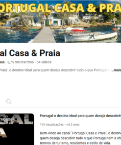 Canal Dark monetizado, com 2750 subscritores criado a 30/03/2023 sobre Portugal, com RPM de $ 1.5 e vídeo com mais de 50.000 visualizações