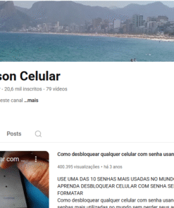 Canal Youtube Monetizado com mais de 18 Mil Inscritos