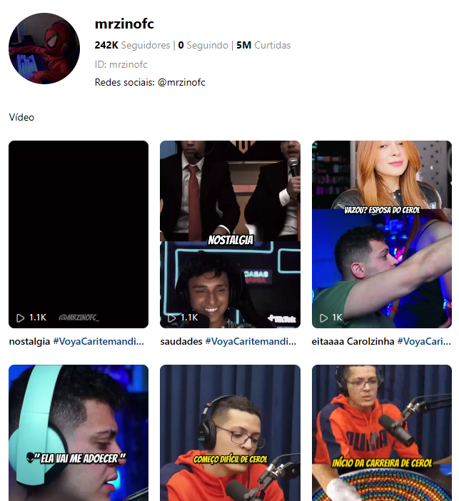 Captura de tela 2026-02-25 101529 Conta kwai viralizada 242K Seguidores | 5M Curtidas - Imagem 1