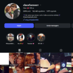 Conta Instagram Clace 💖 #BR 🇧🇷 2.074 posts 15,2 mil seguidores