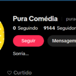 TikTok  9144 Seguidores 40.8K Curtidas - Nicho de comédia