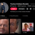 CONTA TIKTOK | 23,3K SEG | 172,1K CURT | CRISTIANO RONALDO & FUTEBOL | OPORTUNIDADE PREMIUM 🚀