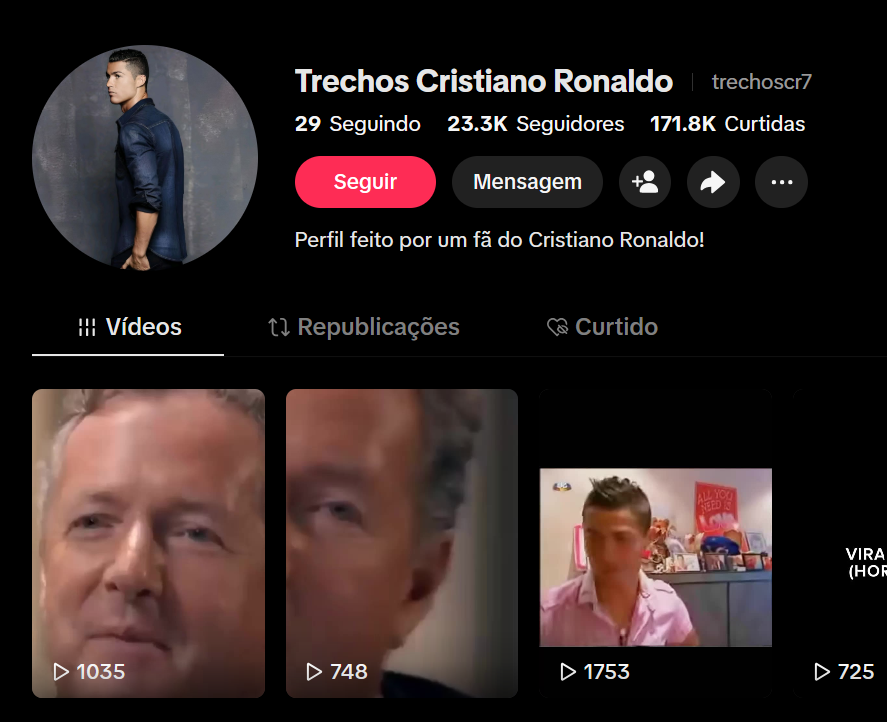 Captura de tela 2026-03-19 182727 TIKTOK Cristiano Ronaldo a venda 23.3K Seguidores 171.8K Curtidas - Imagem 1