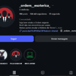 Conta Instagram O Anfitrião 194 posts 134 mil seguidores - Terror
