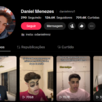 Conta no TikTok com 126.6K Seguidores 709.4K Curtidas - Pessoal Humor