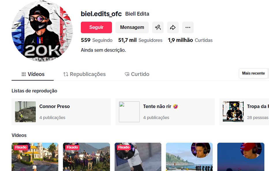 Captura de tela 2026-03-20 102431 TIKTOK MONETIZADO 51K SEGUIDORES COM 37$ DÓLAR - Imagem 1