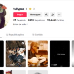 Conta do tik tok mais de 2k e quase 60k de likes