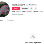 Tiktok com 3,5k de seguidores