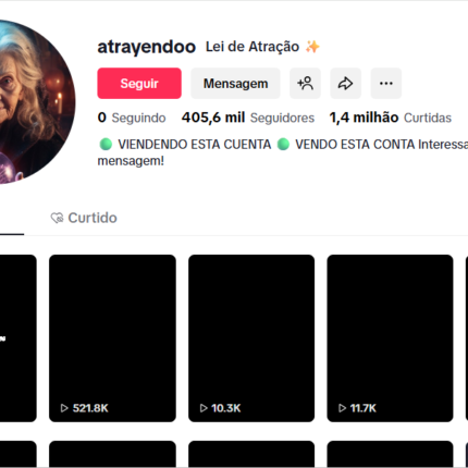 Tiktok 405k Seguidores - Monetizada