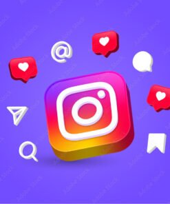 Instagram 1.242 seguidores  aquecidos