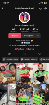 Conta TikTok 296k