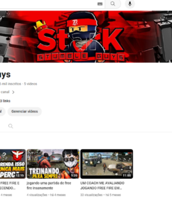 CANAL DO YOUTUBE QUASE MONETIZADO BARATO -1,76 mil inscritos