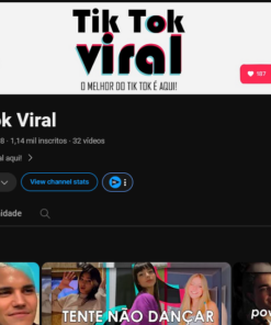 Canal YouTube Tik Tok Viral Com 1140 inscritos