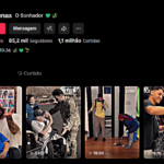 CONTA TIKTOK MONETIZADA | 85,2K+ SEG | 1,1MILHÃO CURT | ENTRETENIMENTO & MOTIVAÇÃO | POTENCIAL DE VIRALIZAÇÃO🎬