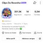 Conta Kwai com 300.3K Seguidores | 13 Seguindo | 5.1M Curtidas - Resenha