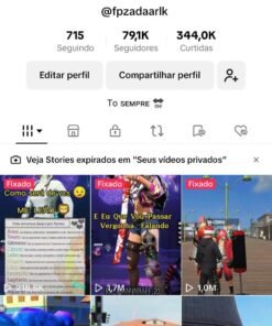 Conta de Tik Tok Monetizado 79k