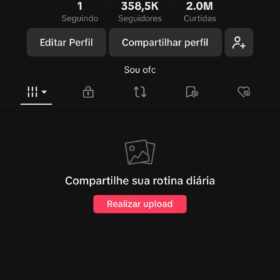 TIKTOK MONETIZADO VIWS MAIS DE 1M PÔR VÍDEO 358.5K Seguidores 2M Curtidas