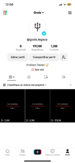 TIKTOK Monetizado 197K seguidores