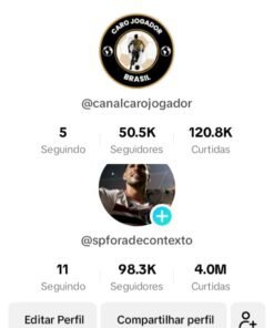 Duas contas canal dark de futebol - Tik Tok