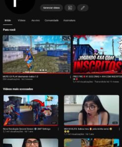 CANAL DO YOUTUBE 11K QUASE MONETIZADO 3400 HORAS JÁ
