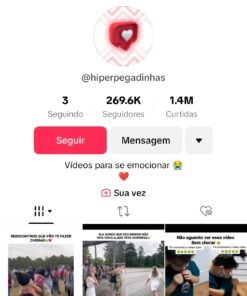 Conta tiktok Monetizada RPM 0.15 Com 270 Mil Seguidores