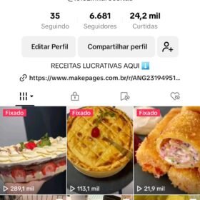 Tik tok receitas 6680 Seguidores 24.3K Curtidas