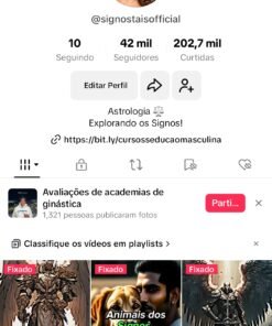 TIKTOK NICHO SIGNOS ASTROLOGIA HORÓSCOPO E ESPIRITUALIDADE
