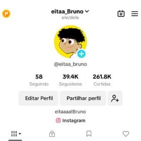 Vendo conta do tik tok de 39,4k não monetizada