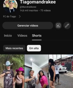 Canal Youtube 14800 Inscritos