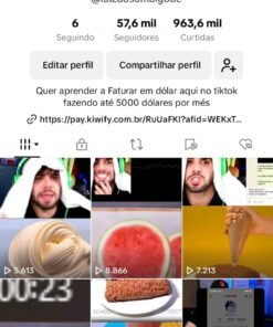 CONTA TIKTOK DE CORTES DO YOUTUBE 57k