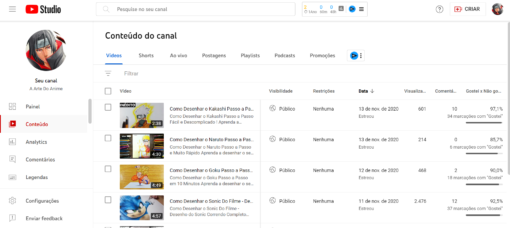 Canal Com 13300 Inscritos Barato! - Imagem 3