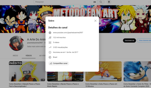 Canal Com 13300 Inscritos Barato! - Imagem 4