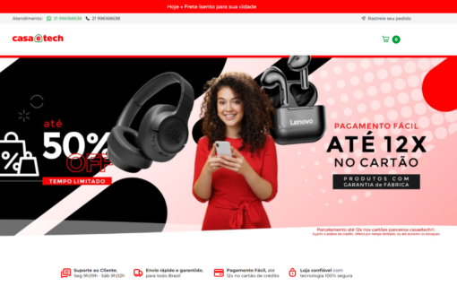 Domínio + Branding + Loja + Reviews (casaetech.com.br)
