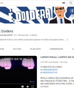 Canal Youtube 97k – É Doidera