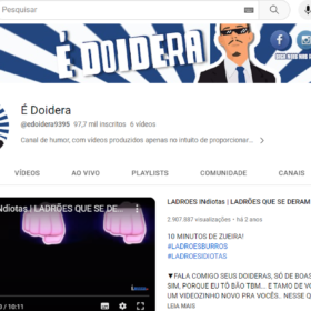 Canal Youtube 97k – É Doidera