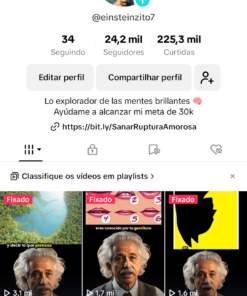 Tiktok com 24k de seguidores