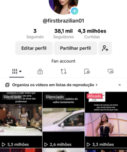 Conta Tiktok Monetizada 38K, nicho humor e criatividade, público alvo mulheres ótimo para quem procura conteúdo próprio futuros.
