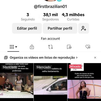 Conta Tiktok Monetizada 38K, nicho humor e criatividade, público alvo mulheres ótimo para quem procura conteúdo próprio futuros.