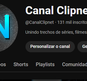 CANAL YOUTUBE 131K (PÚBLICO VOLTADO AO ENTRETENIMENTO) Canal Clipnet