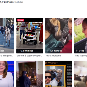 Conta de tiktok com 154K de seguidores
